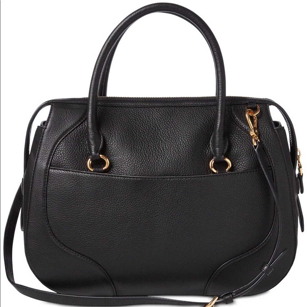 AUTHENTIC RALPH LAUREN MEDIUM LEATHER BAG - Picture 4 of 7